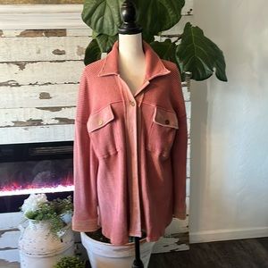 Vici heavyweight waffle fabric, button-down size medium